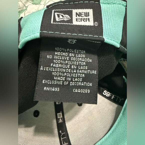 Charlotte Hornets New Era 59FIFTY Hat 2022 City Edition Fitted Size 7 1/8 - Picture 7 of 8